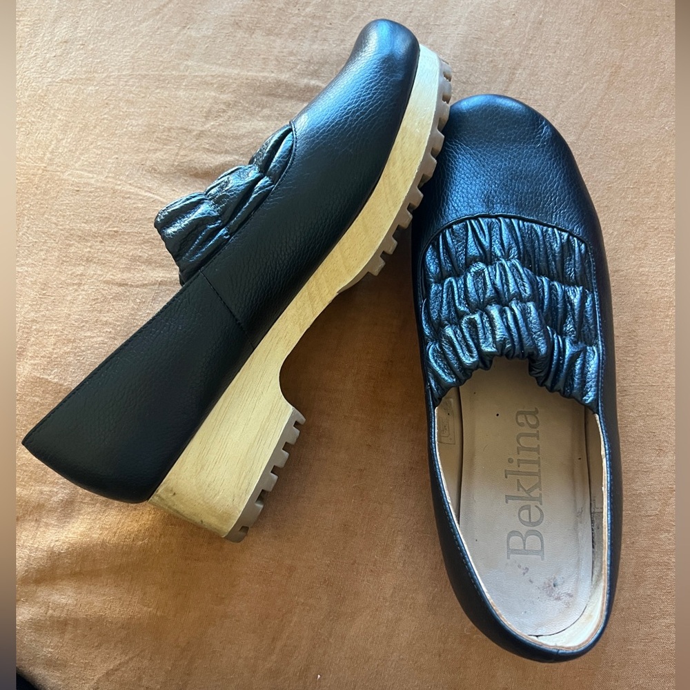 Bekina Black Women's Mules